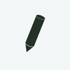 Pencil vector icon illustration sign