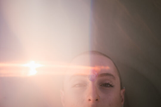 Meditating with a crystal