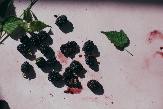 Blackberries Background