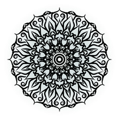 Vector round abstract circle. Mandala style. EPS 10