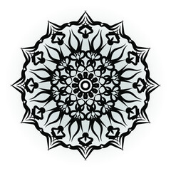 Vector round abstract circle. Mandala style. EPS 10