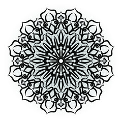 Vector round abstract circle. Mandala style. EPS 10