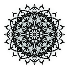 Vector round abstract circle. Mandala style. EPS 10