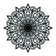 Vector round abstract circle. Mandala style. EPS 10