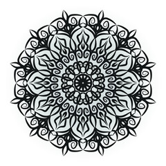 Vector round abstract circle. Mandala style. EPS 10