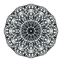 Vector round abstract circle. Mandala style. EPS 10