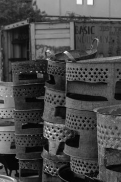 Braziers in Lusaka