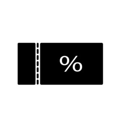 Coupon vector icon design