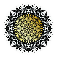 Fototapeta premium Vector round abstract circle. Mandala style. EPS 10