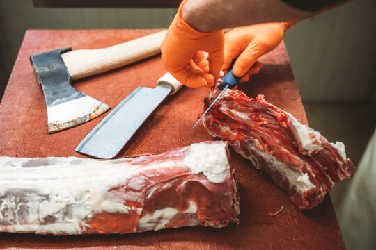 removing fat from meat