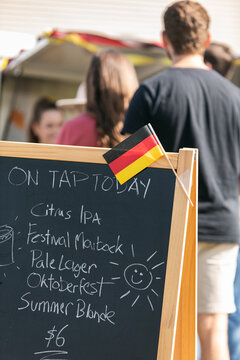 Beer: Focus On German Flag