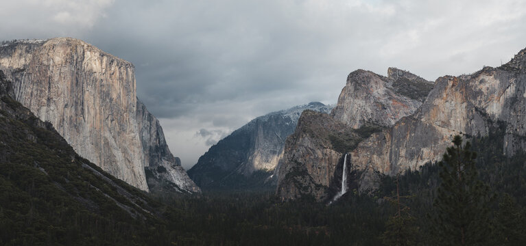 Stormy Yosemite Valley