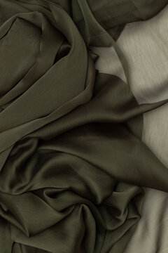 Olive green scarf