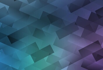 Light Pink, Blue vector template with rhombus.