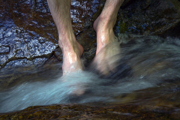 Cool your feet in the stream