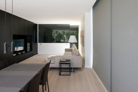 sofa in living room