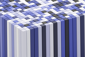 Pattern of colored Cubes