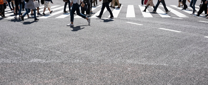 Crowd in the street
