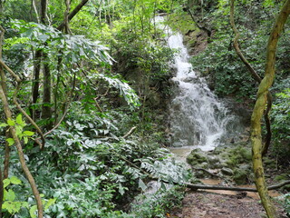 Waterfall in the forest at Khao Sam Roi Yot National Park , Prachuap Khiri Khan, Thailand