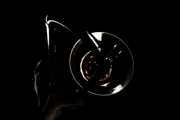Trombone player. Trombonist playing jazz musician
