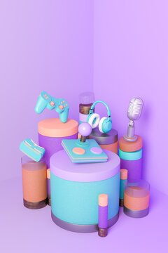 Videogames concept