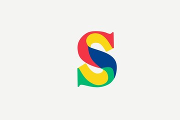 Fototapeta premium Logo letter s, vector design template company