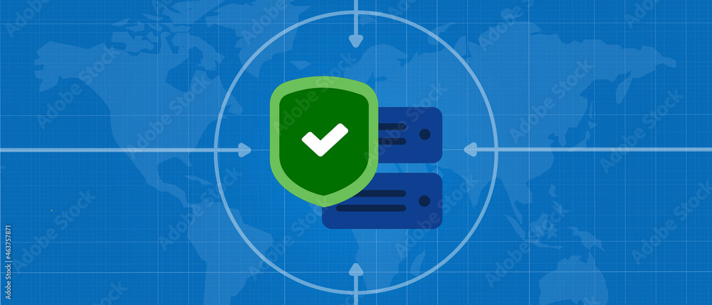Aufkleber server protection from ddos distributed denial of service security from attack hacking