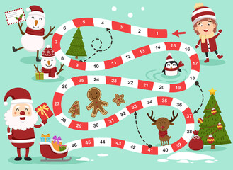 Educational maze game for children illustration