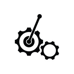 Lever icon design isolated on white background