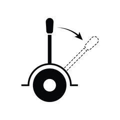 Lever icon design isolated on white background