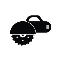 Saw circle icon design isolated on white background