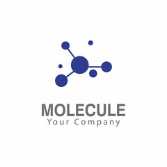 Molecule symbol logo template vector illustration design