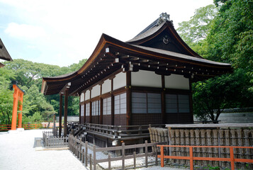 Obraz premium 下鴨神社 細殿 京都市左京区