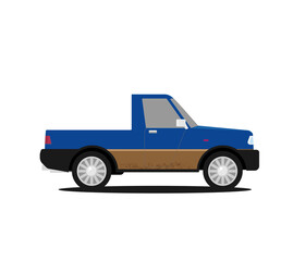 Vector off-road car in flat style