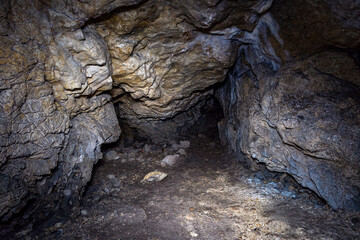 Breathtaking stalactite caves in the Danube valley near Beuron