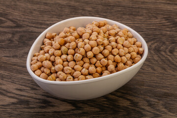 Vegan cuisine - Dry chickpea heap