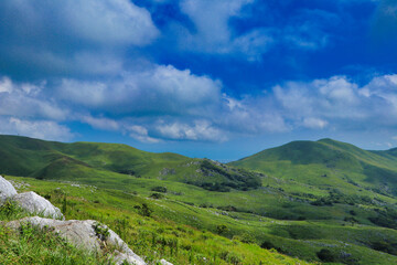 Karst topography from the summit of Daimoyama