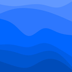 Abstract wave background, wavy vector design illustration, modern design shape element