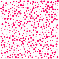 Seamless polkadot pattern background, modern circle pattern background, geometric vector illustration
