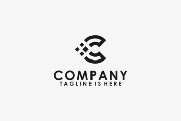 Letter C Logo Design Icon Template