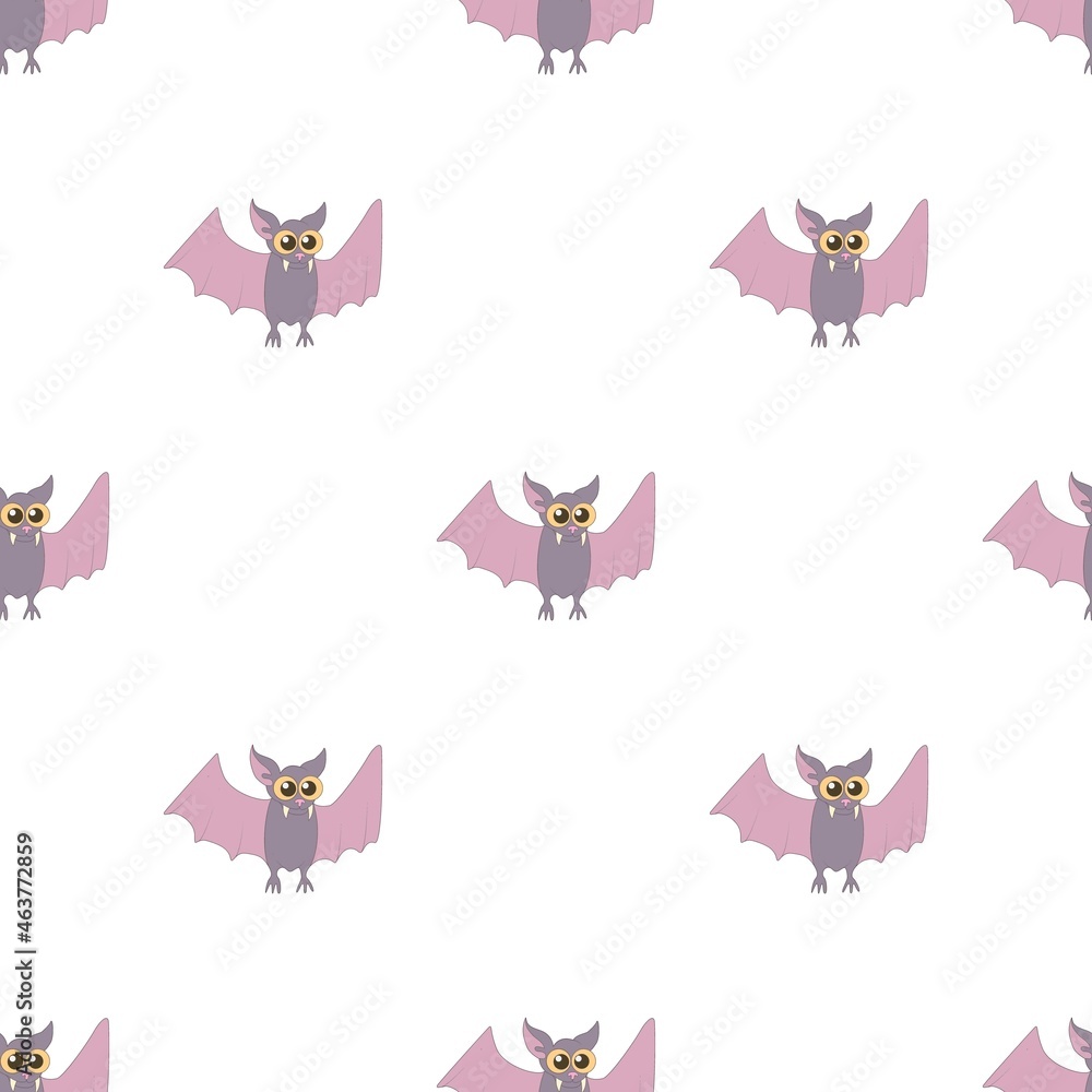 Poster bat pattern seamless background texture repeat wallpaper geometric vector