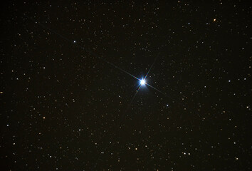 astrophotography Vega is a star of the first magnitude of the constellation of Lira