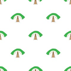 Railway tunnel pattern seamless background texture repeat wallpaper geometric vector