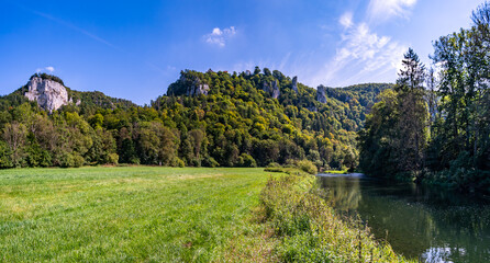 Wonderful autumn hike near Beuron in the Upper Danube Nature Park