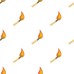 Burning match pattern seamless background texture repeat wallpaper geometric vector