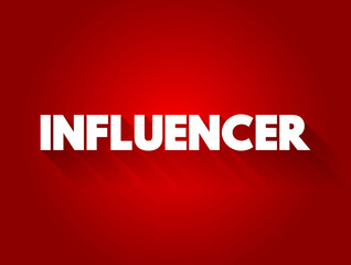 Influencer text quote, concept background