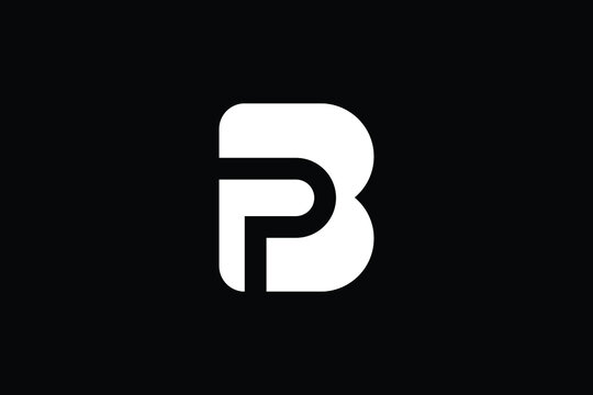 BP logo letter design on luxury background. PB logo monogram initials letter concept. BP icon logo design. PB elegant and Professional letter icon design on black background. B P PB BP