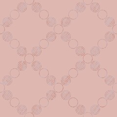 Seamless abstract geometry pattern. Simple background pink, violet, red elements. Light pink background. Designed for textile fabrics, wrapping paper, background, wallpaper, cover.