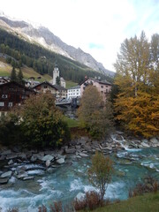 Fototapeta na wymiar Splügen, Graubünden, Viamala, Switzerland