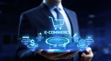 E-commerce Online shopping  Business internet technology concept.